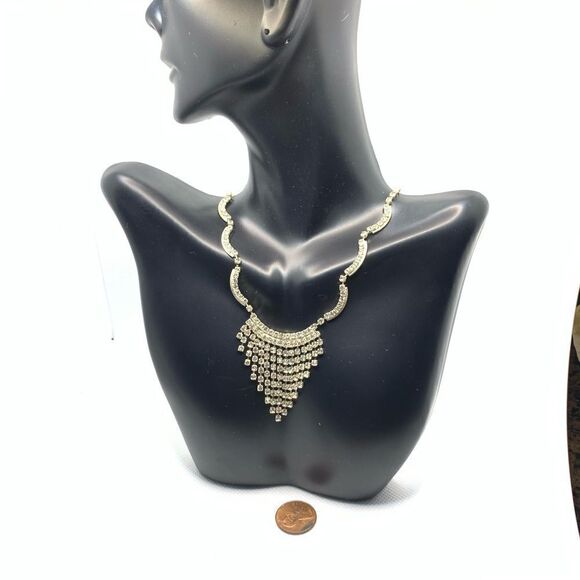 Rhinestone Statement Necklace  - Picture 1 of 2
